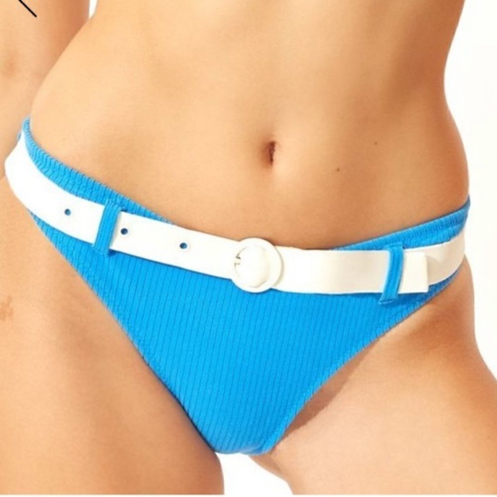 NWT Solid & Striped The Rachel Belt Azure Bottom